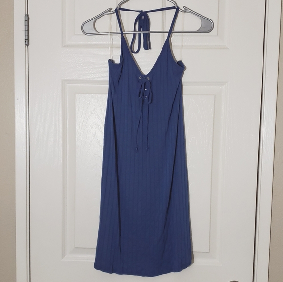 Charlotte Russe Dresses & Skirts - Blue halter dress